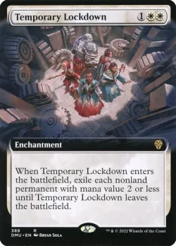 Temporary Lockdown 「DMU/389」「EN」