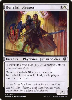 Benalish Sleeper #8 · Magic: The Gathering