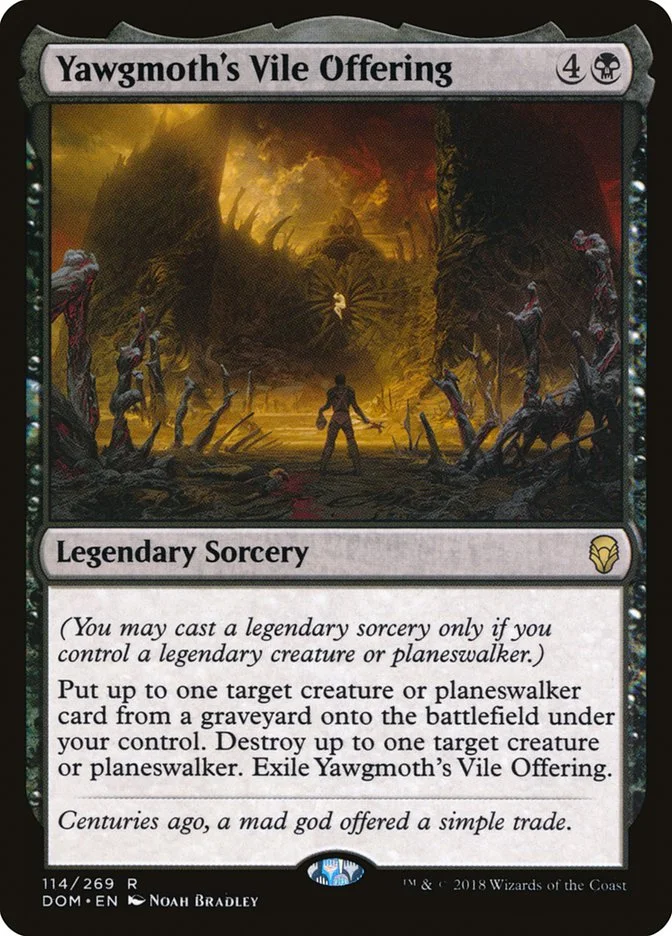 Yawgmoth's Vile Offering 「DOM/114」「EN」