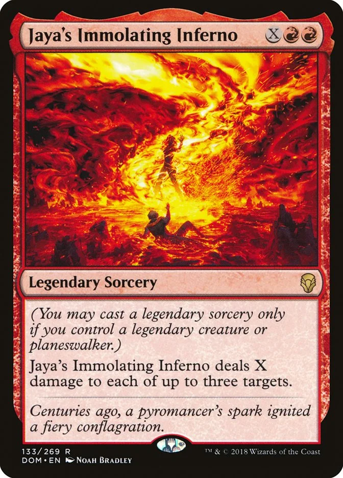 Jaya's Immolating Inferno 「DOM/133」「EN」