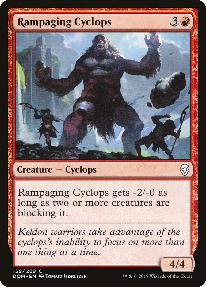 Rampaging Cyclops 「DOM/139」「EN」