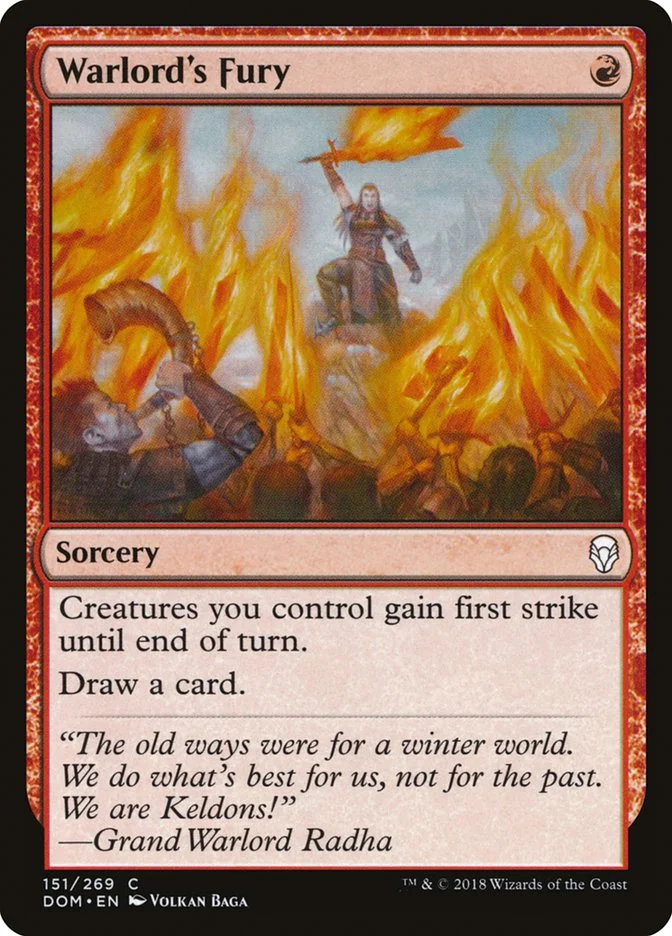 Warlord's Fury 「DOM/151」「EN」