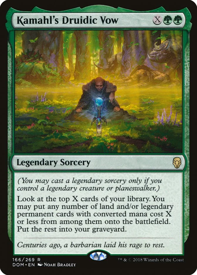 Kamahl's Druidic Vow 「DOM/166」「EN」
