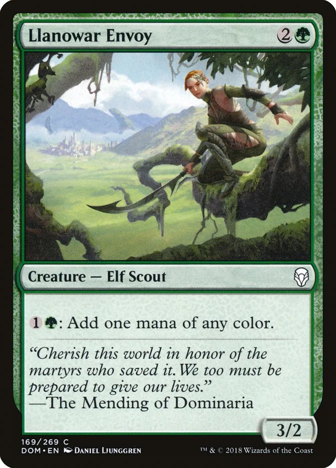 Llanowar Envoy 「DOM/169」「EN」