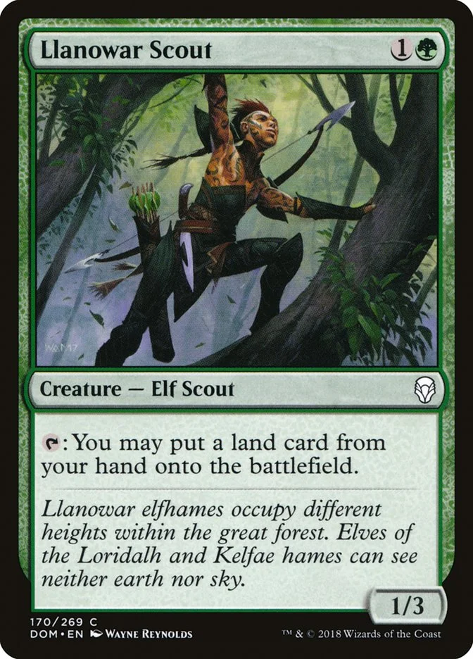 Llanowar Scout 「DOM/170」「EN」