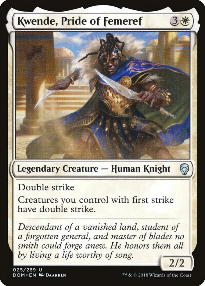 Kwende, Pride of Femeref 「DOM/25」「EN」