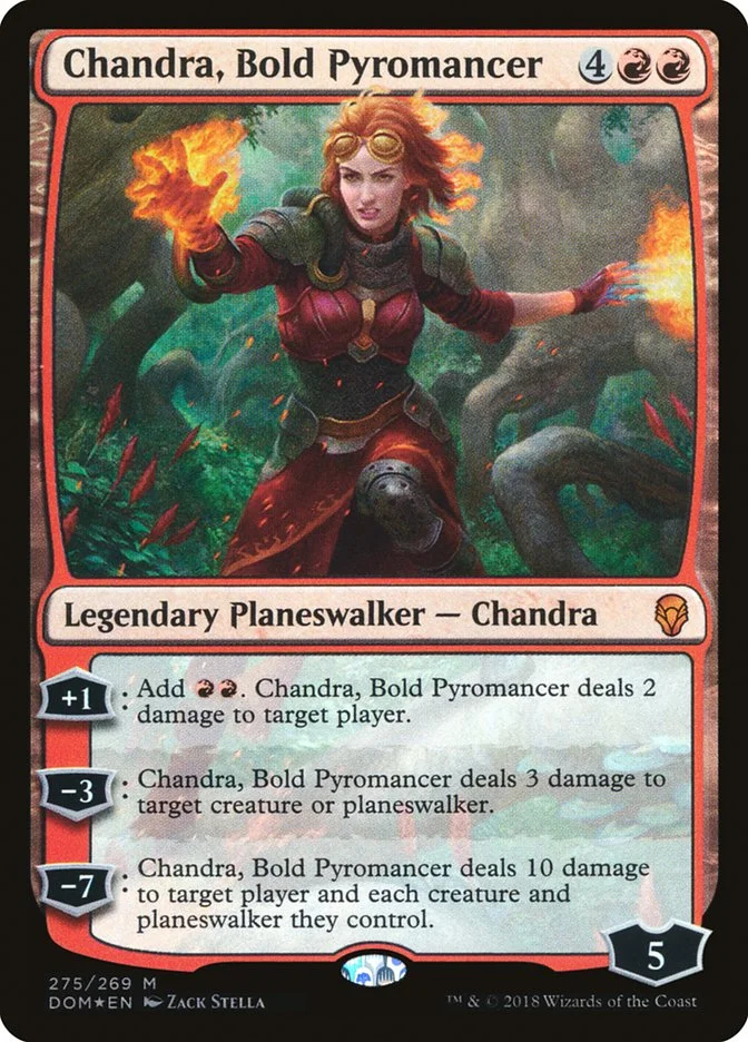 Chandra, Bold Pyromancer 「DOM/275」「EN」