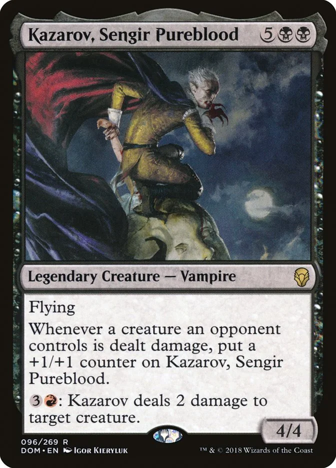 Kazarov, Sengir Pureblood 「DOM/96」「EN」
