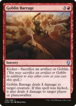 Goblin Barrage #128 · Magic: The Gathering