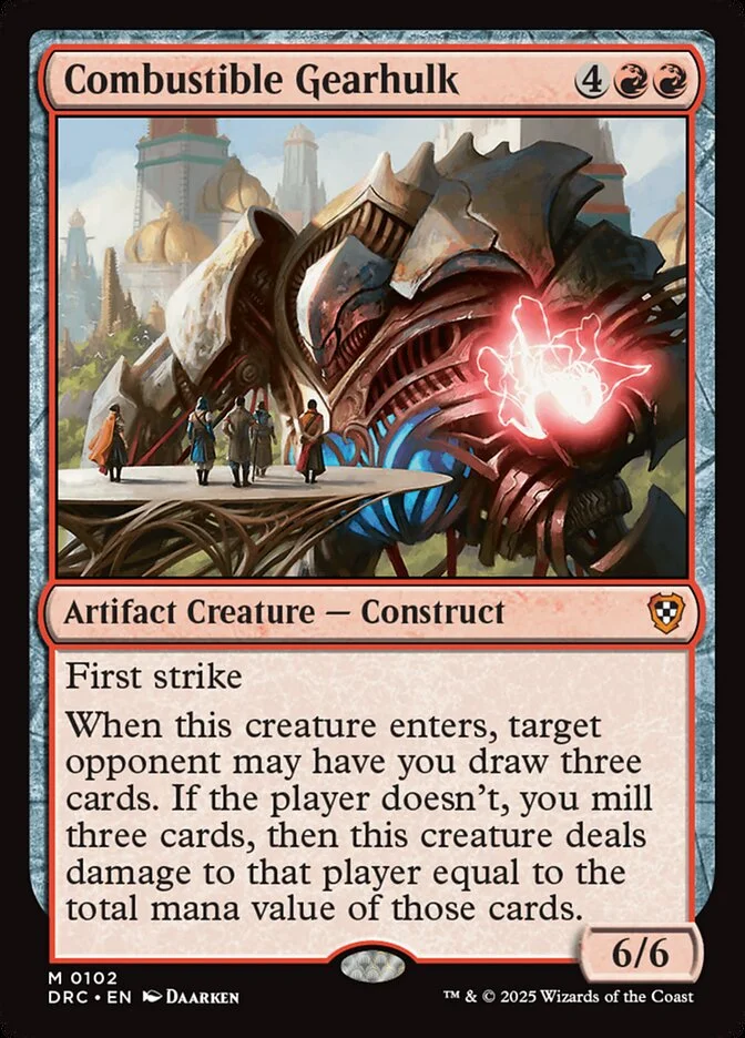 Combustible Gearhulk 「DRC/102」「EN」