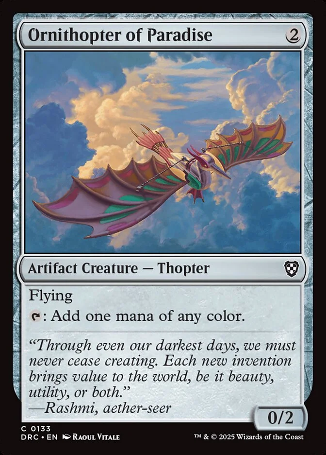 Ornithopter of Paradise 「DRC/133」「EN」