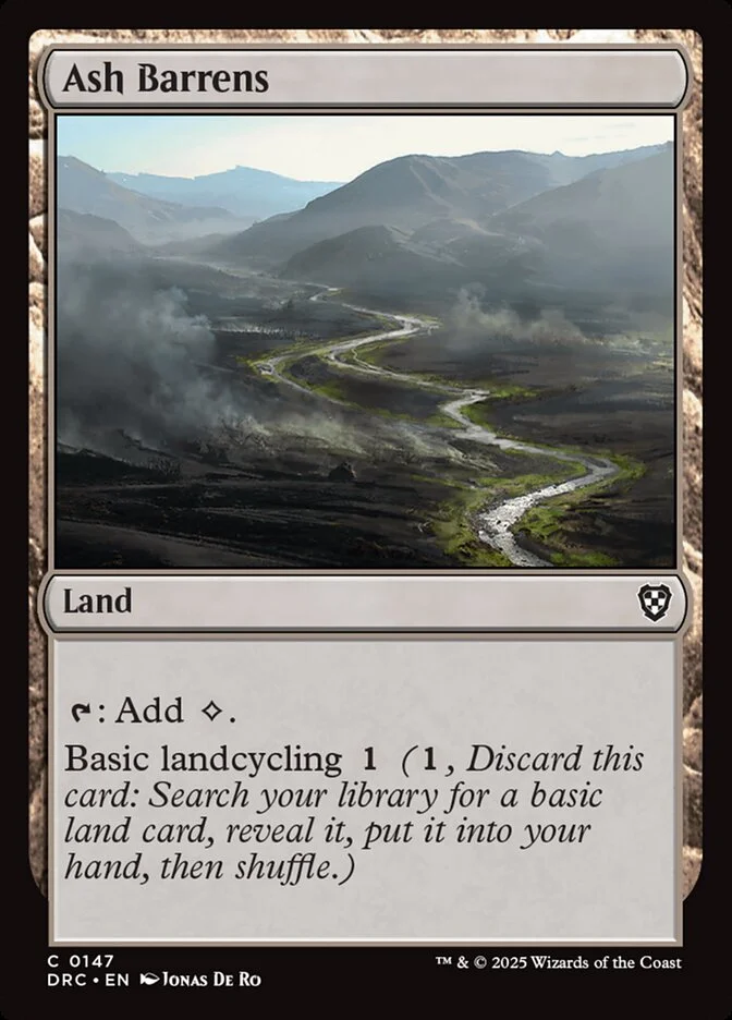 Ash Barrens 「DRC/147」「EN」