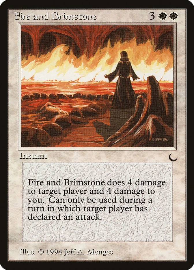 Fire and Brimstone 「DRK/9」「EN」