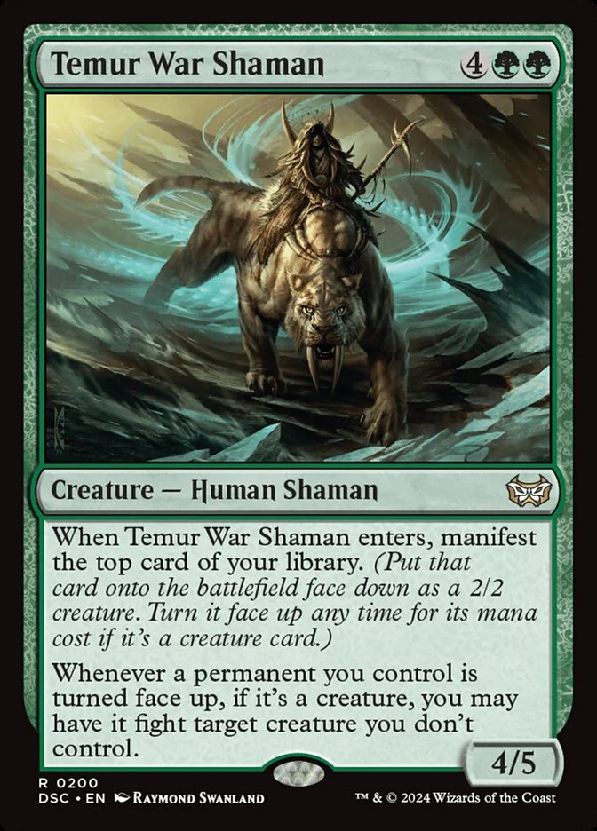Temur War Shaman 「DSC/200」「EN」