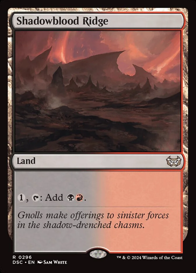 Shadowblood Ridge 「DSC/296」「EN」