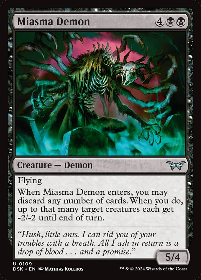Miasma Demon 「DSK/109」「EN」