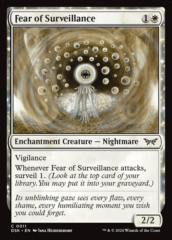 Fear of Surveillance 「DSK/11」「EN」