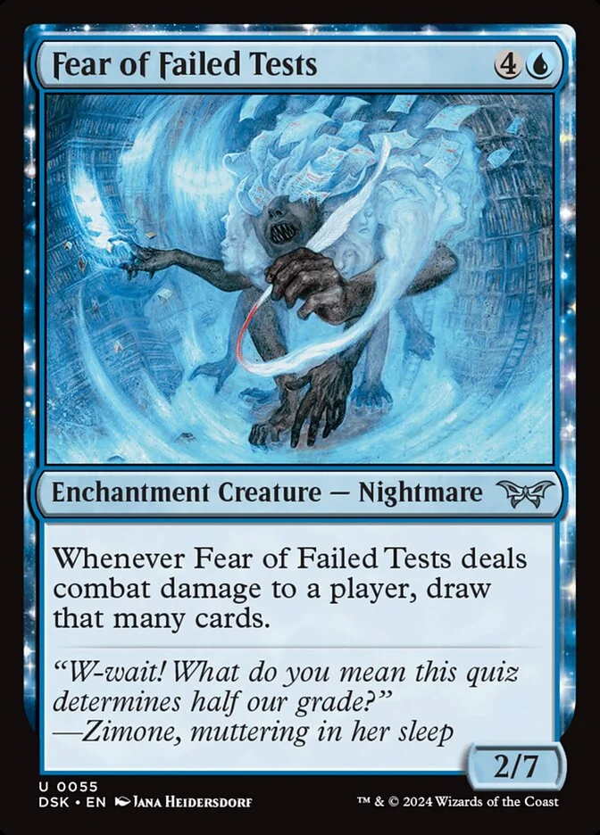 Fear of Failed Tests 「DSK/55」「EN」