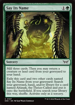 Say Its Name #197 · Magic: The Gathering