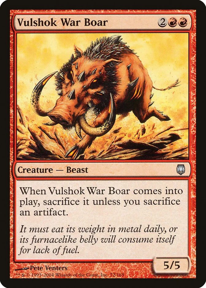 Vulshok War Boar 「DST/72」「EN」