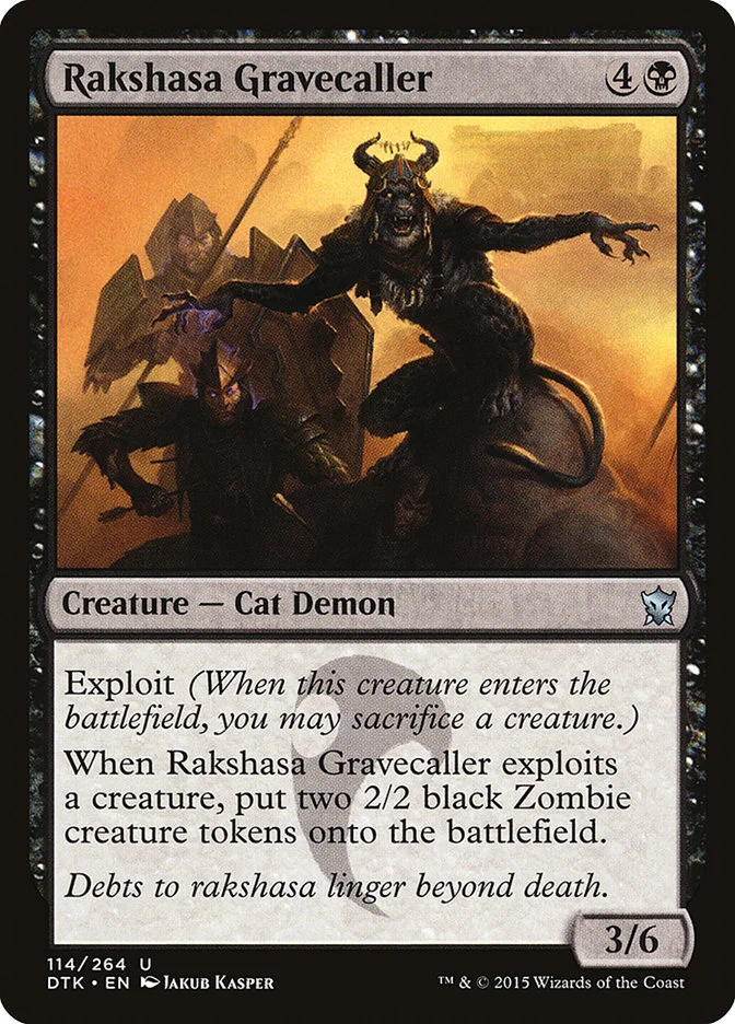 Rakshasa Gravecaller 「DTK/114」「EN」