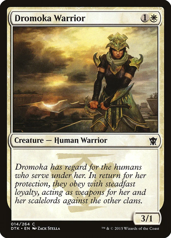 Dromoka Warrior 「DTK/14」「EN」