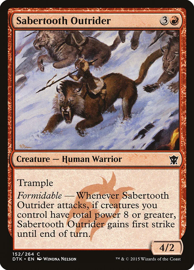 Sabertooth Outrider 「DTK/152」「EN」