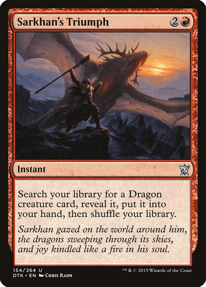 Sarkhan's Triumph 「DTK/154」「EN」