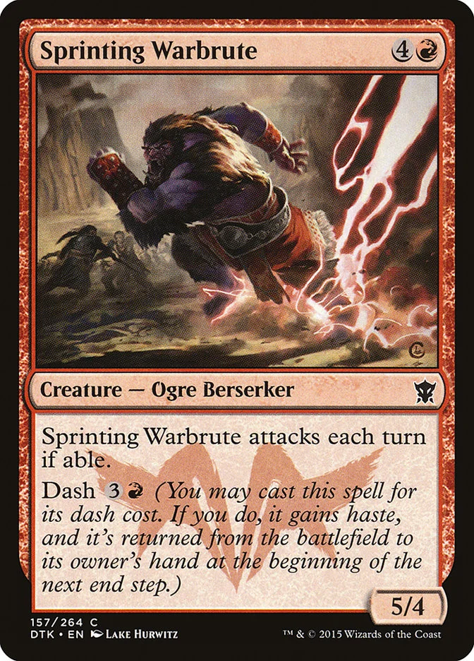 Sprinting Warbrute 「DTK/157」「EN」