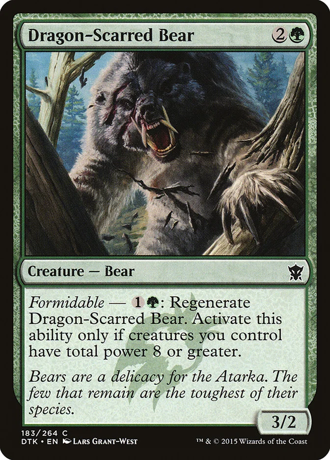 Dragon-Scarred Bear 「DTK/183」「EN」