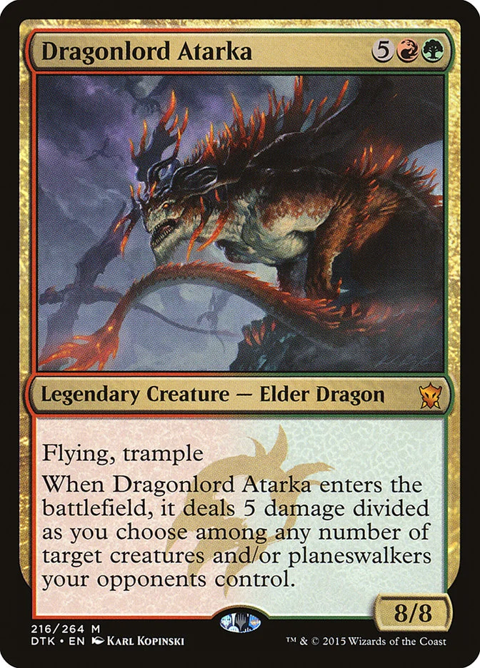 Dragonlord Atarka 「DTK/216」「EN」