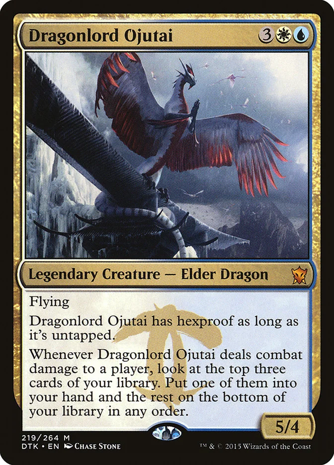 Dragonlord Ojutai 「DTK/219」「EN」