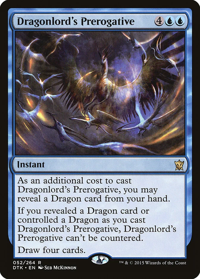 Dragonlord's Prerogative 「DTK/52」「EN」
