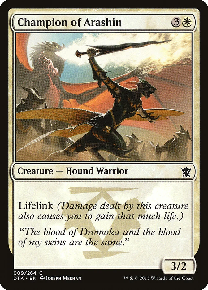 Champion of Arashin 「DTK/9」「EN」