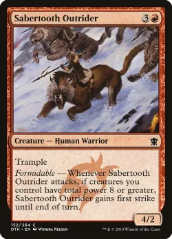 Sabertooth Outrider #152 · Magic: The Gathering