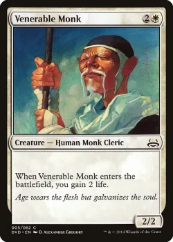 Venerable Monk #5 · Magic: The Gathering