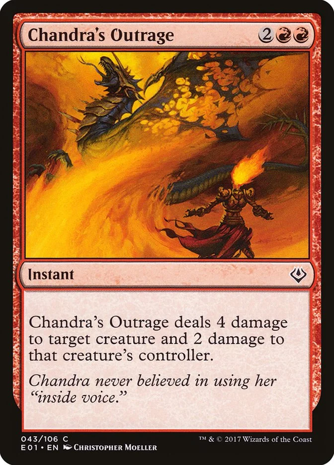 Chandra's Outrage 「E01/43」「EN」