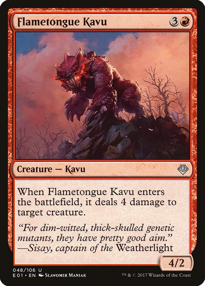 Flametongue Kavu 「E01/48」「EN」