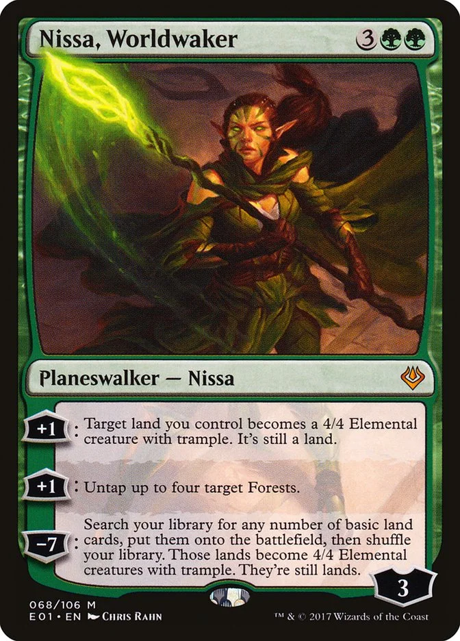 Nissa, Worldwaker 「E01/68」「EN」