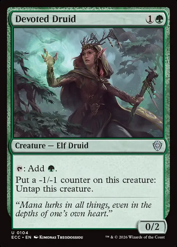 Devoted Druid 「ECC/104」「EN」