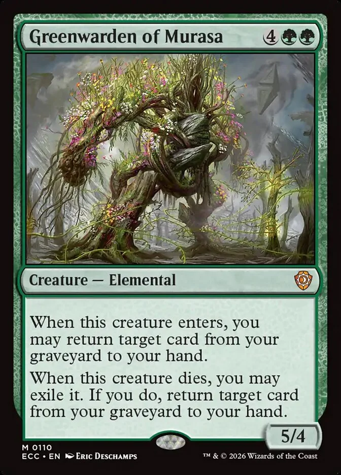 Greenwarden of Murasa 「ECC/110」「EN」