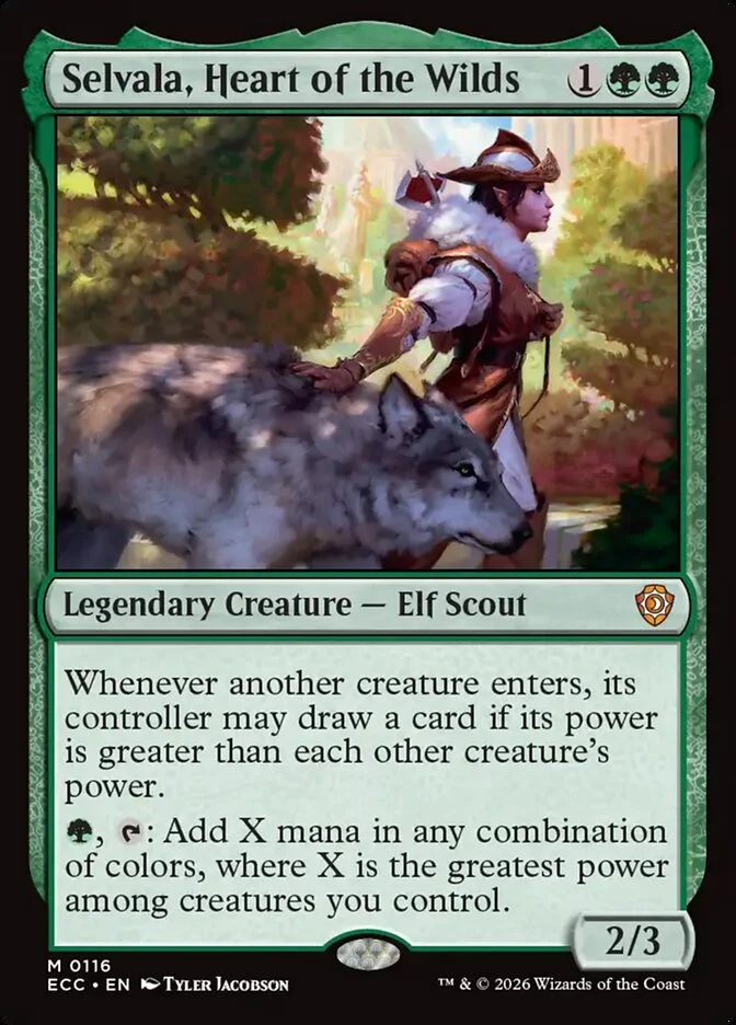Selvala, Heart of the Wilds 「ECC/116」「EN」
