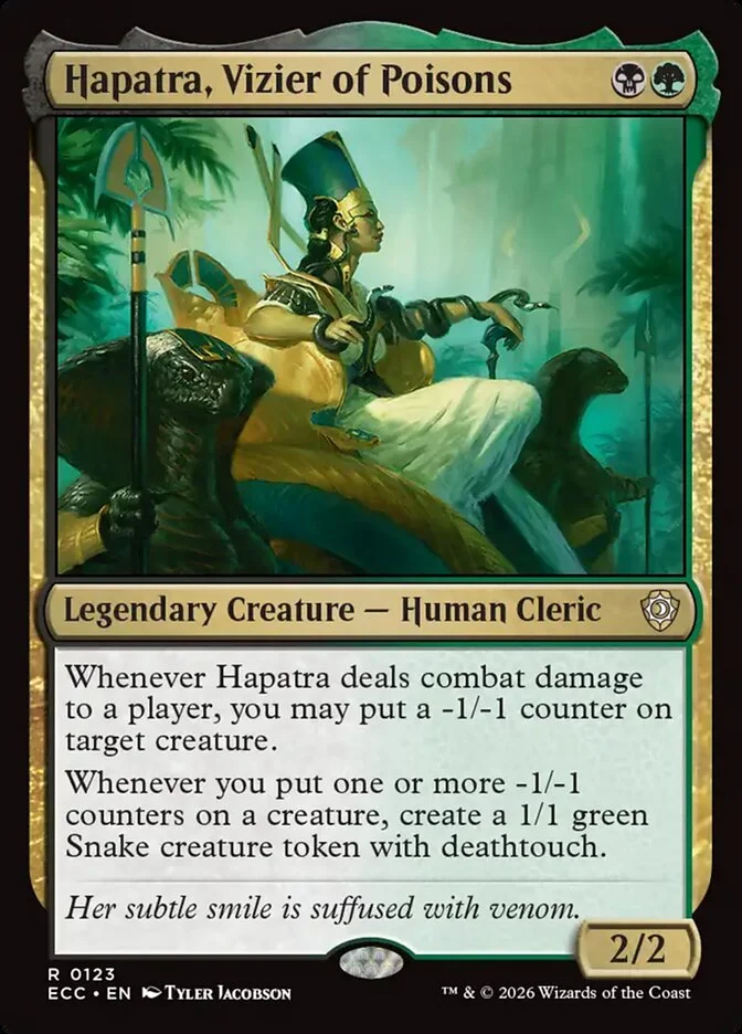Hapatra, Vizier of Poisons 「ECC/123」「EN」