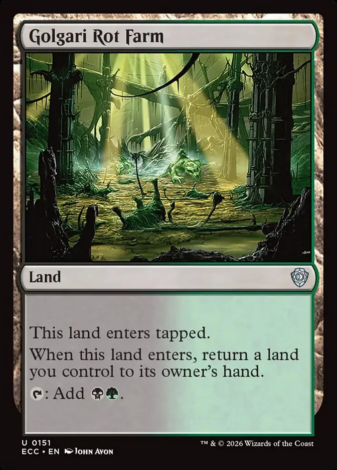 Golgari Rot Farm 「ECC/151」「EN」