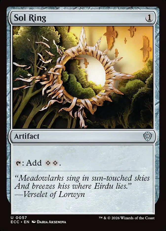 Sol Ring 「ECC/57」「EN」