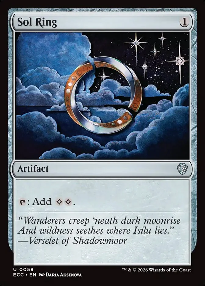 Sol Ring 「ECC/58」「EN」