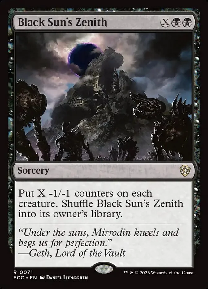 Black Sun's Zenith 「ECC/71」「EN」