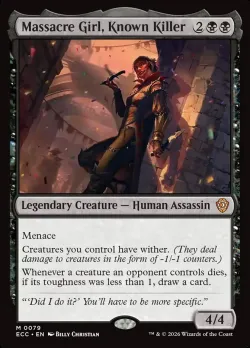 Massacre Girl, Known Killer #79 · Magic: The Gathering