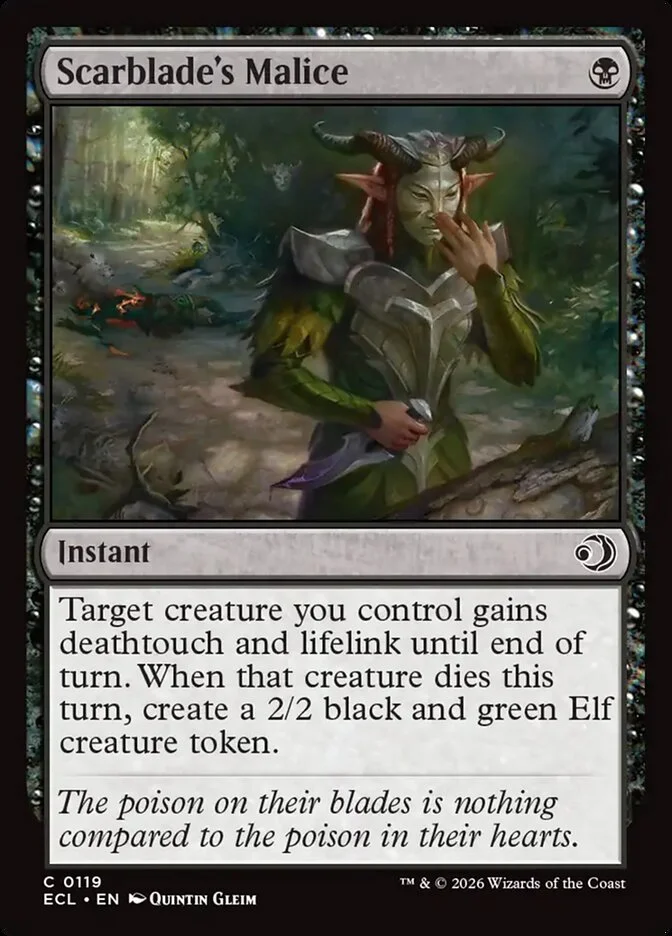 Scarblade's Malice 「ECL/119」「EN」