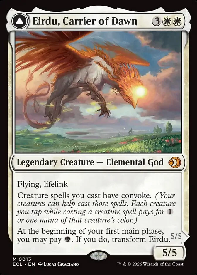 Eirdu, Carrier of Dawn // Isilu, Carrier of Twilight 「ECL/13」「EN」